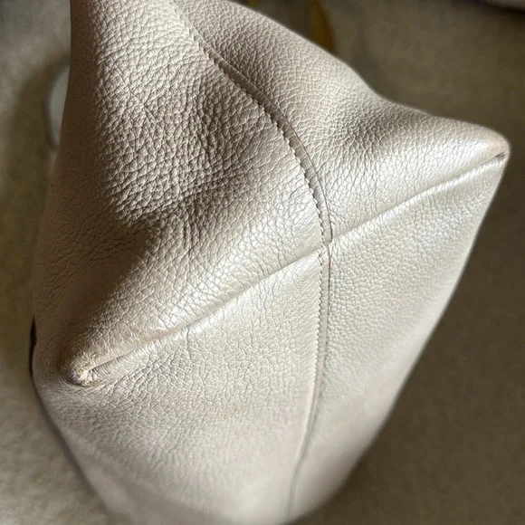 PRADA MILANO Logo Shoulder Hand Tote Bag Leather - Picture 7 of 17